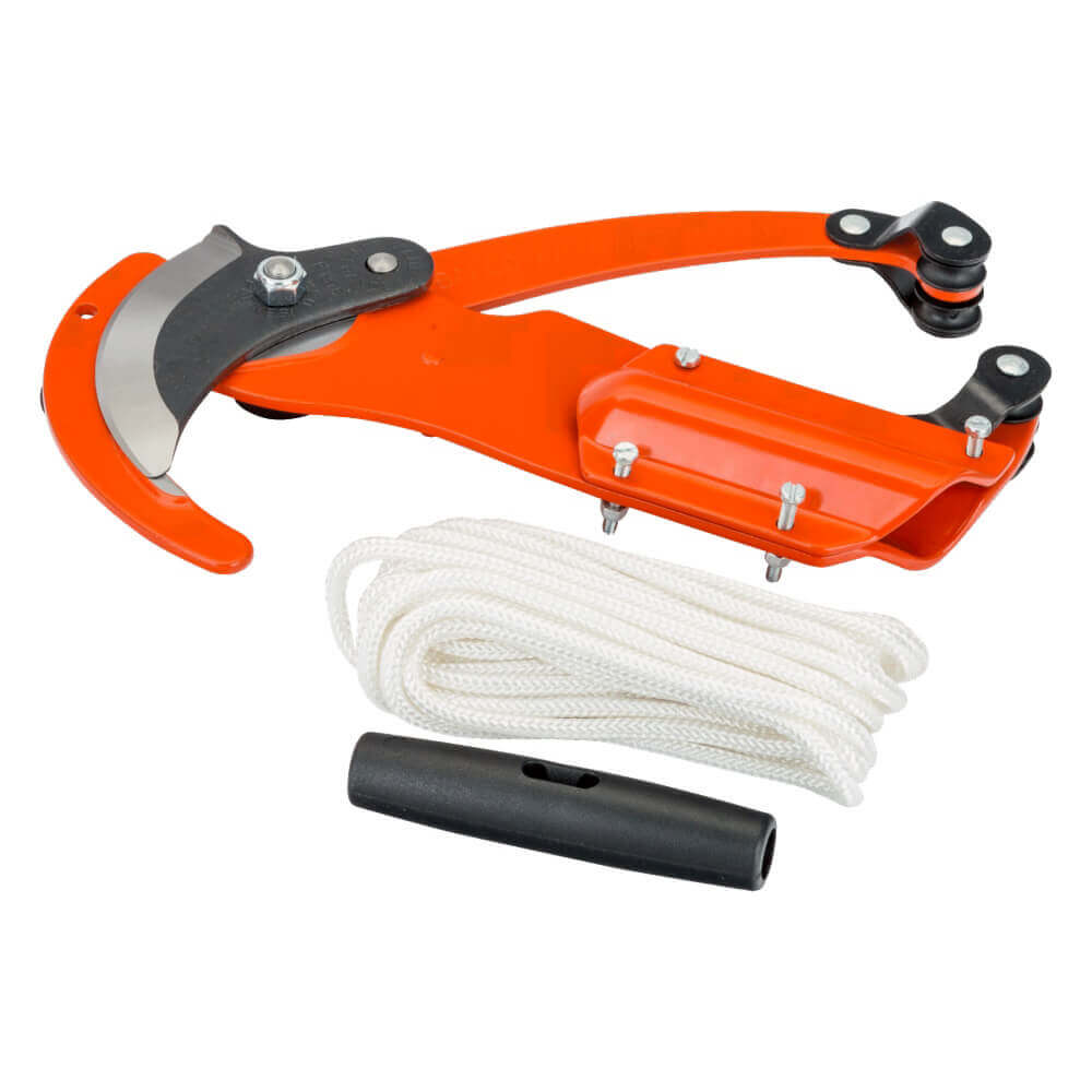 Bahco Gartenschere - Raupenschere inkl. Seil 6 Meter und Griff - 40 mm