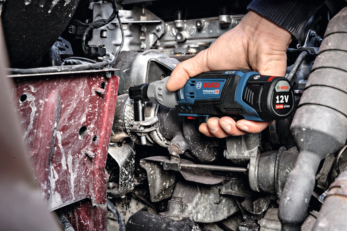 Bosch Akku Ratschenschrauber GRC 12V-60 1/2 SN 60Nm kompakt ohne Akku