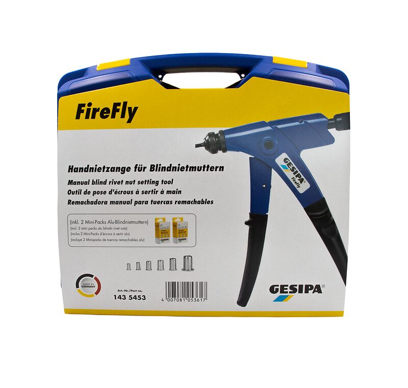 Gesipa Blindnietmuttern FireFly-Box - Nietzange für Blindnietmuttern - 1435453