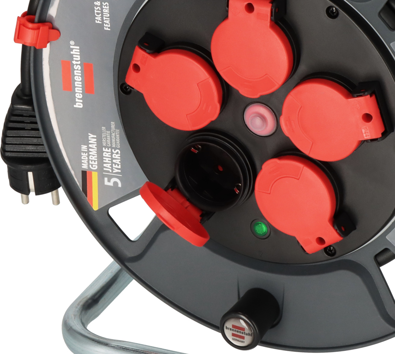 Brennenstuhl Professional Kabeltrommel 300 KU 2100 - 25m - 230V - 9231250100