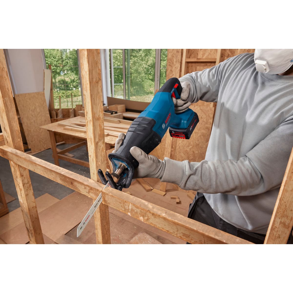 Bosch Akku Säbelsäge 18V PRO GSA18V-280 in L-BOXX - ohne Akku/Ladegerät
