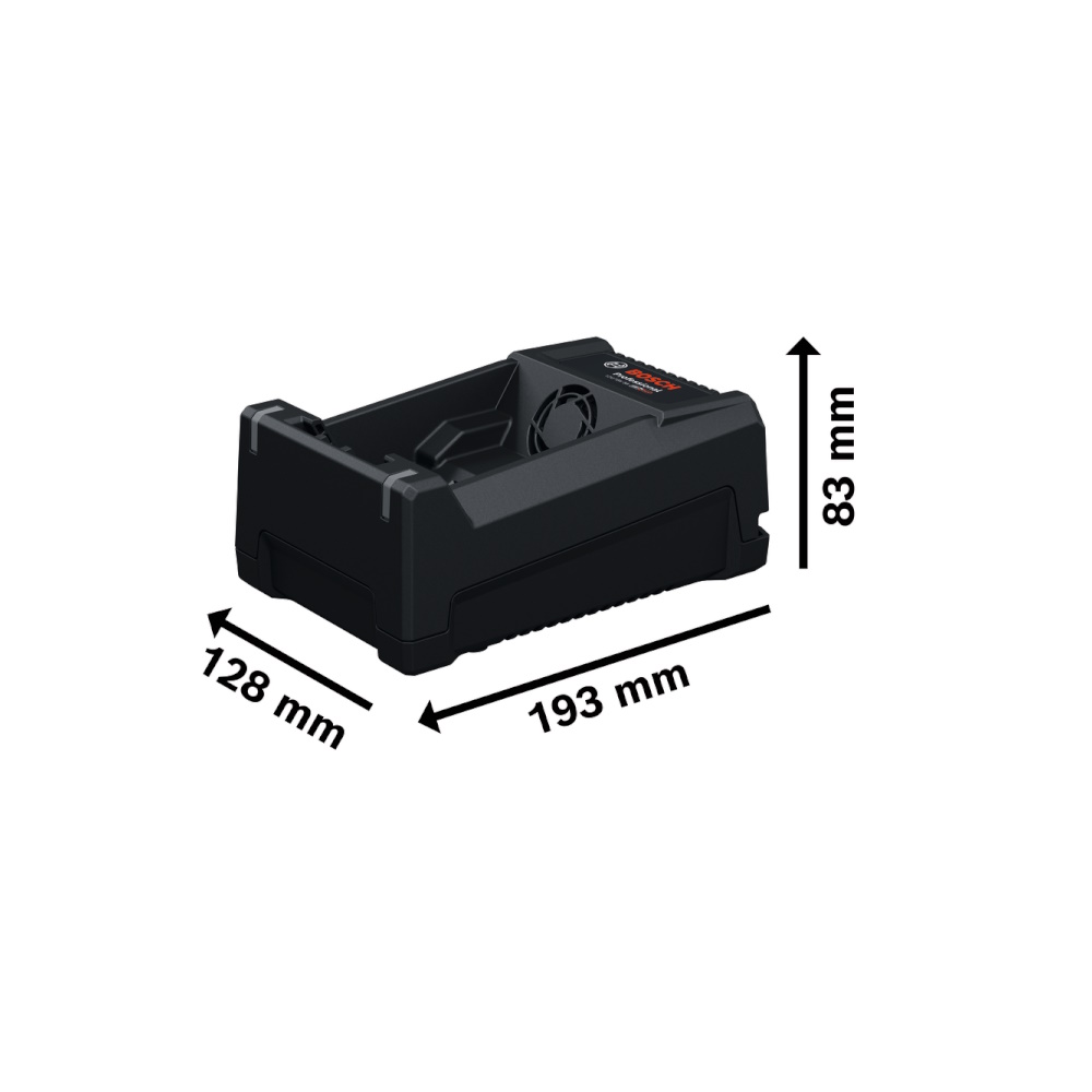 Bosch Ladegerät Schnellladegerät GAL 12V/18V-80 8A Air Cooling 3.0 AMPShare