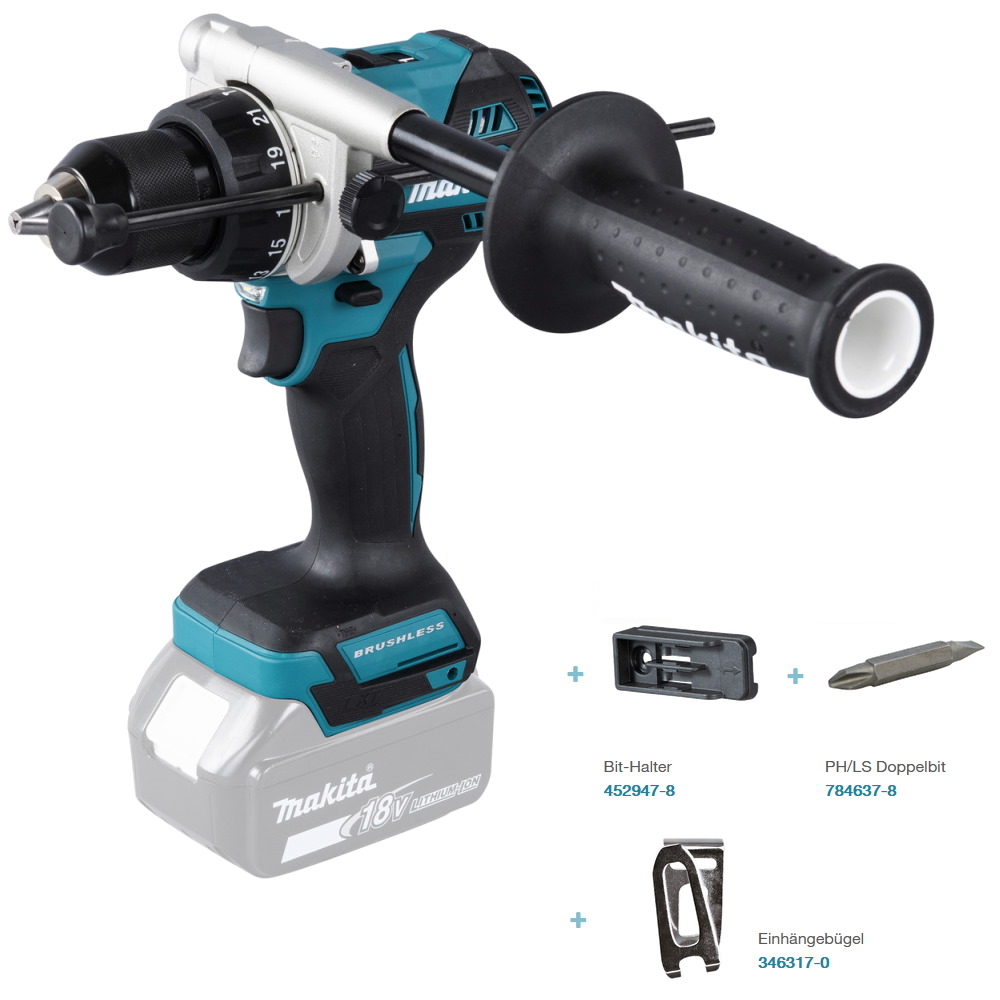 Makita Akku-Schlagbohrschrauber 18V - DHP486 Z - im Karton - ohne Akku/Ladegerät