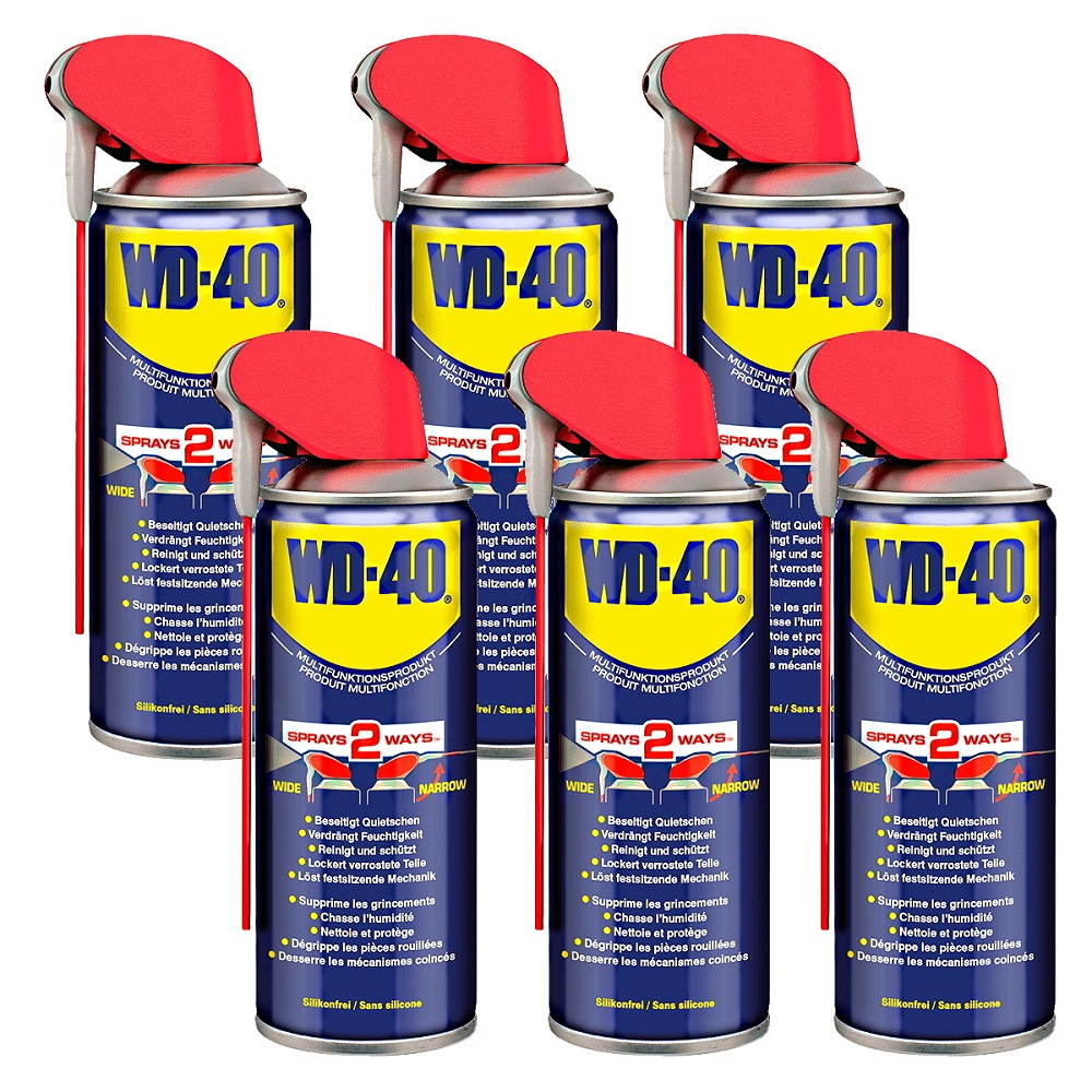 WD-40 Multifunktionsöl Smart Straw 6er Sixpack - 6 Stück - Spray - Rostlöser