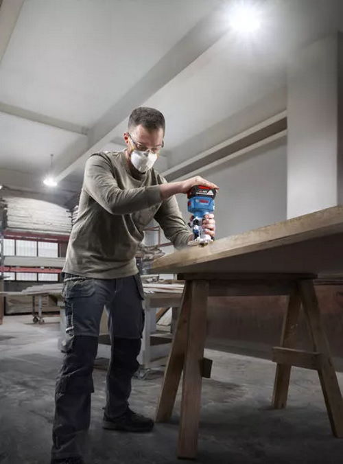 Bosch Akku-Kantenfräse GLF 18V-8 - Laminatschneider - L-BOXX - 06016C6001