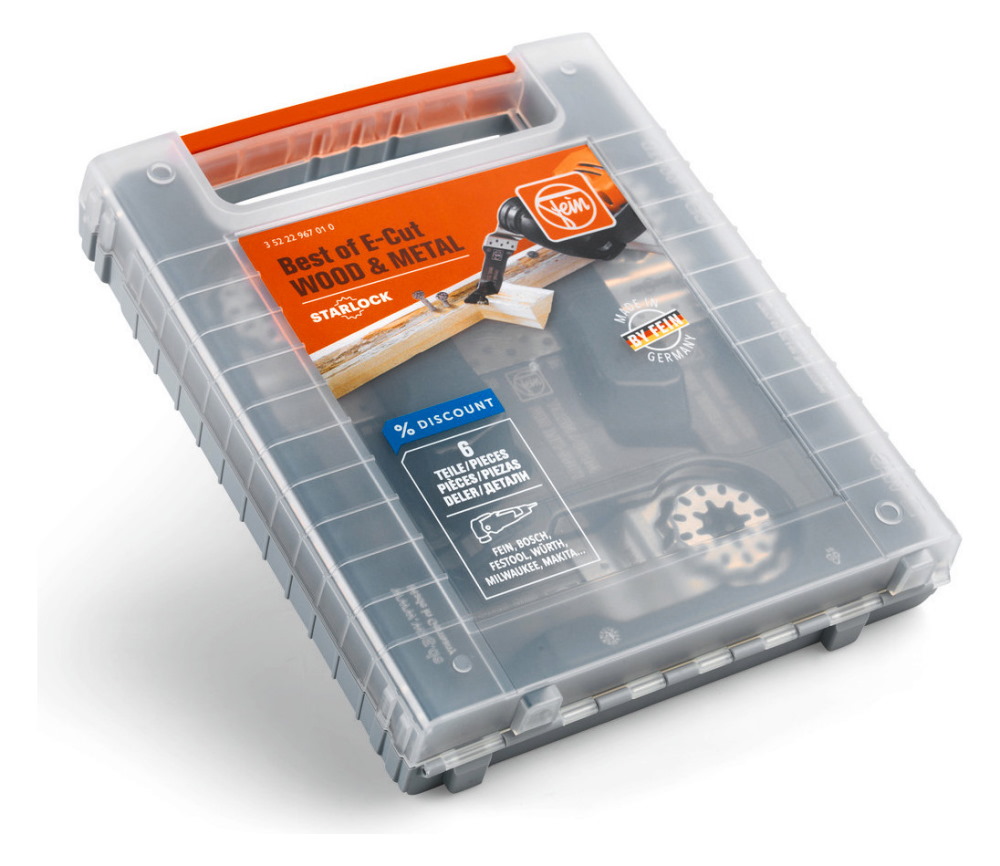 Fein Best of E-Cut - SL - StarlockPlus WOOD & METAL - 35222967010 - 6-teilig