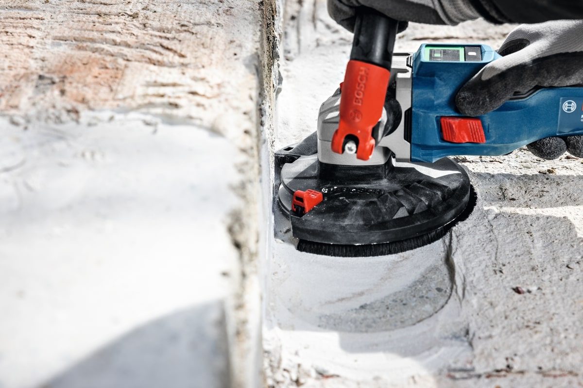 Bosch Betonschleifer 18V GBR 18V-15 S im Koffer - bürstenlos - 125 mm - L-BOXX