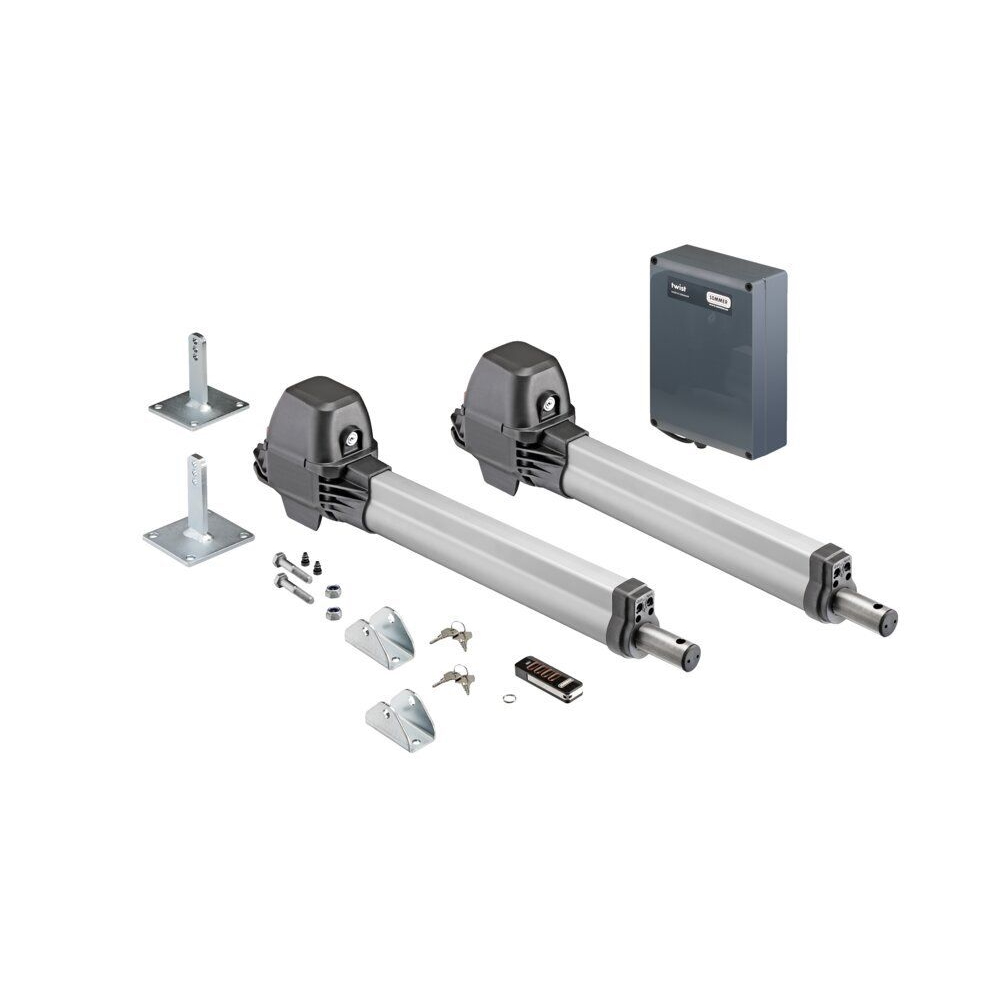Sommer Drehtorantrieb twist M S3 Set 2-flüglig - inklusive Handsender - bis 2,5m