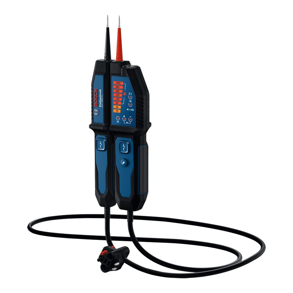 Bosch Spannungsprüfer elektrisches Prüfgerät GVT 1000-15 - inkl. Tasche