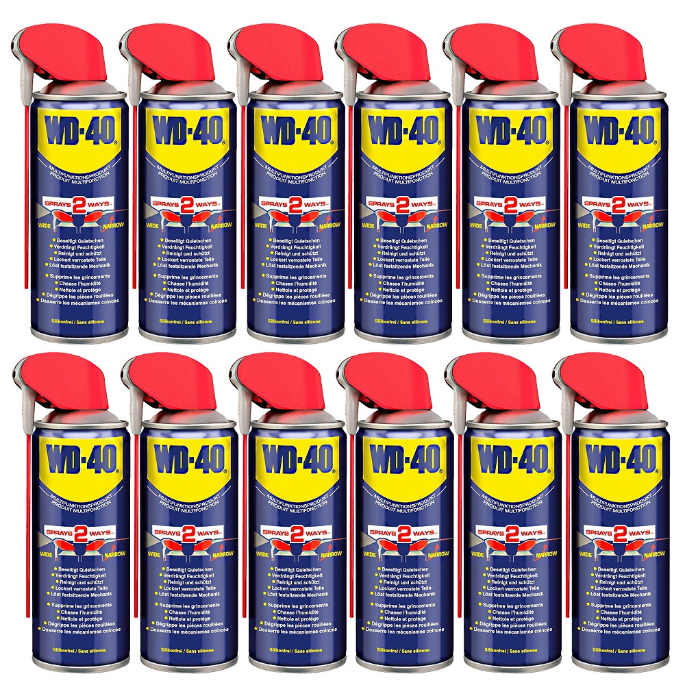 WD-40 Multifunktionsöl Smart Straw 12er Pack - 12 Stück - Spray - Rostlöser