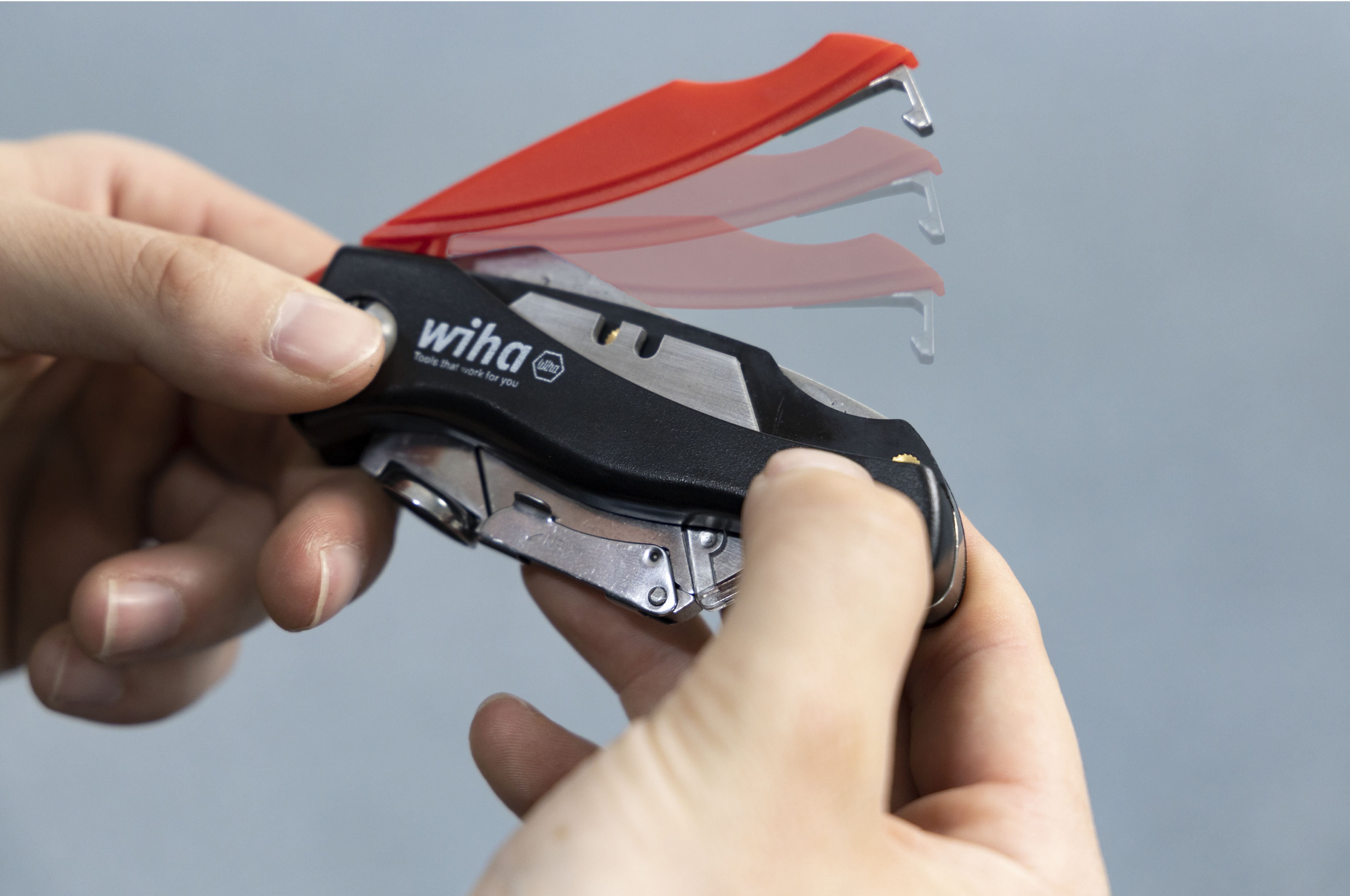 Wiha Klappmesser - inkl. 6 Trapezklingen - 163mm - 45425