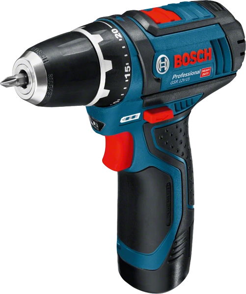 Bosch Akku-Bohrschrauber GSR 12V-15 - 2 x 2AH - Softbag - GAL 12V-20