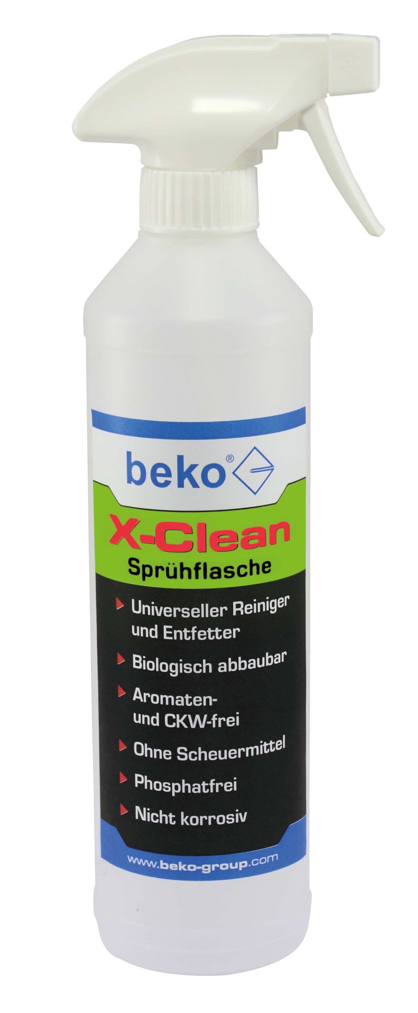 Beko TecLine X-Clean Kraftreiniger -Konzentrat- 1 l Flasche + SPRÜHFLASCHE