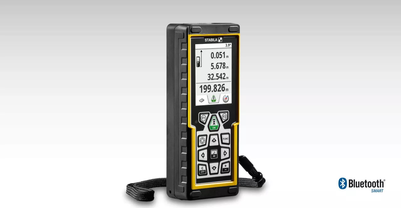 Stabila Laser-Entfernungsmesser LD 520 - Bluetooth - IP54 - 0,05-200m