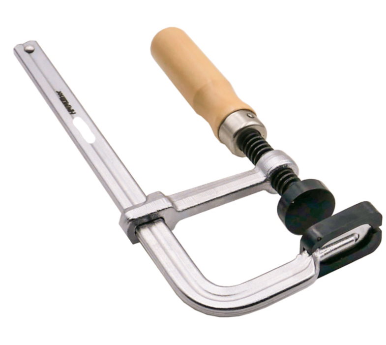 HM Müllner Ganzstahl-Schraubzwinge - 150mm - Ahorn - 80mm Ausladung - 82-150