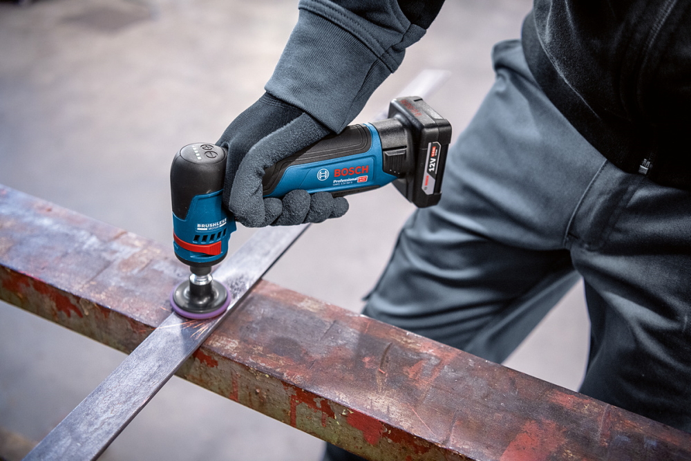 Bosch Akku Geradschleifer GWG 12V-50 S - 12V - Sologerät - in L-BOXX 102