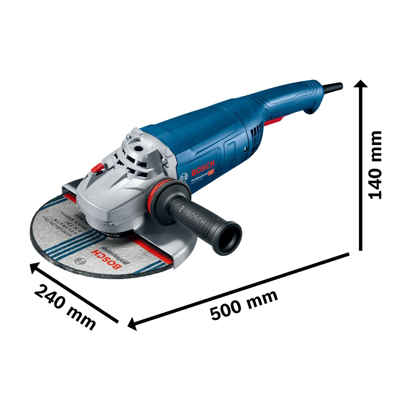 Bosch Winkelschleifer Set GWS 22-230J + GWS 880 - im Koffer