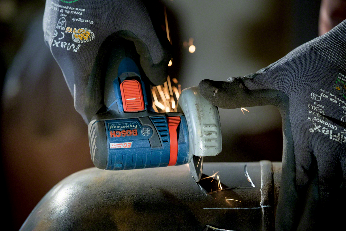 Bosch GWS 12V-76 Akku Winkelschleifer inkl. L-BOXX - SOLOGERÄT