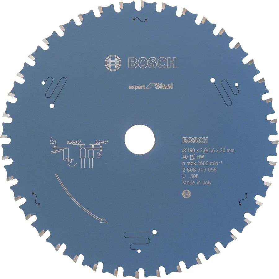 Bosch Sägeblatt Kreissägeblatt EXPERT for Steel - Stahl