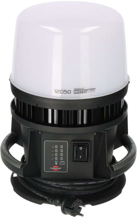 Brennenstuhl  Multi Battery LED 360 Grad Hyprid Baustrahler 12050 MH - 12500lm