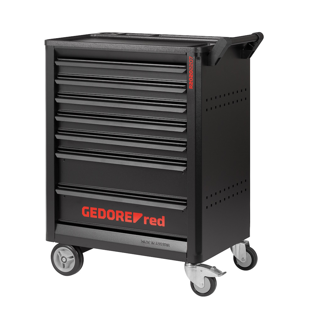 Gedore Werkstattwagen GEDMaster - 7 Schubladen - 400kg Tragkraft - LEER
