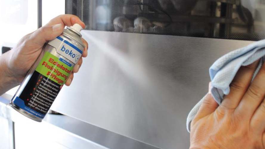 Beko TecLine Edelstahl Reinigung + Pflege - 400 ml - pflegt und vielseitig