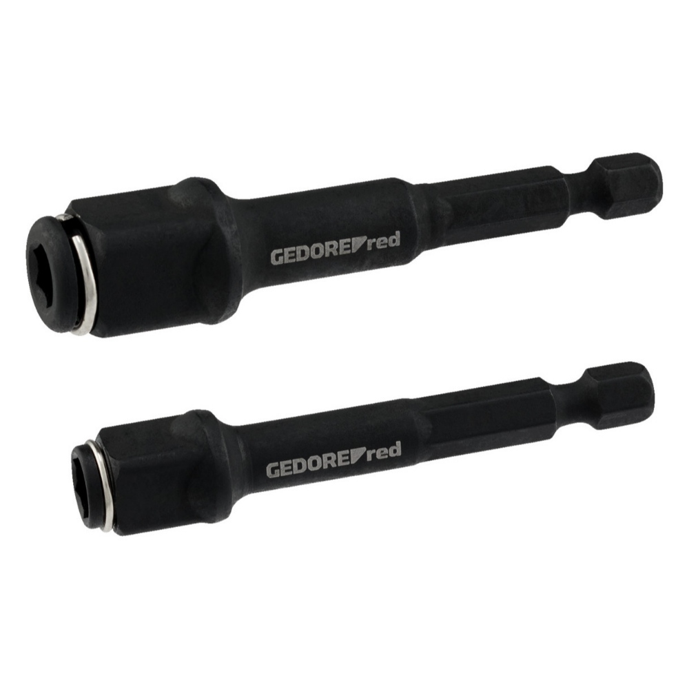 Gedore Bithalter Satz - 2 teilig - 75 mm - magnetisch - für Bits und Stecknüsse