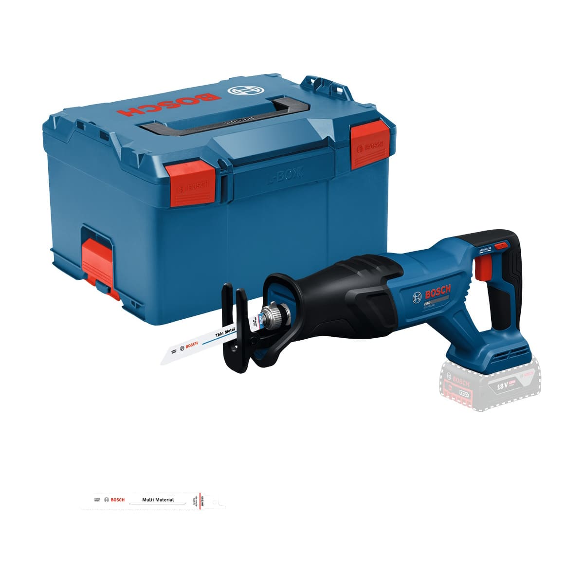 Bosch Akku Säbelsäge 18V PRO GSA18V-280 in L-BOXX - ohne Akku/Ladegerät