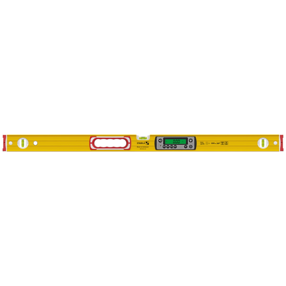 Stabila Elektronik Wasserwaage TECH 196 DL - 100 cm - mit Tasche - IP67 - 19827