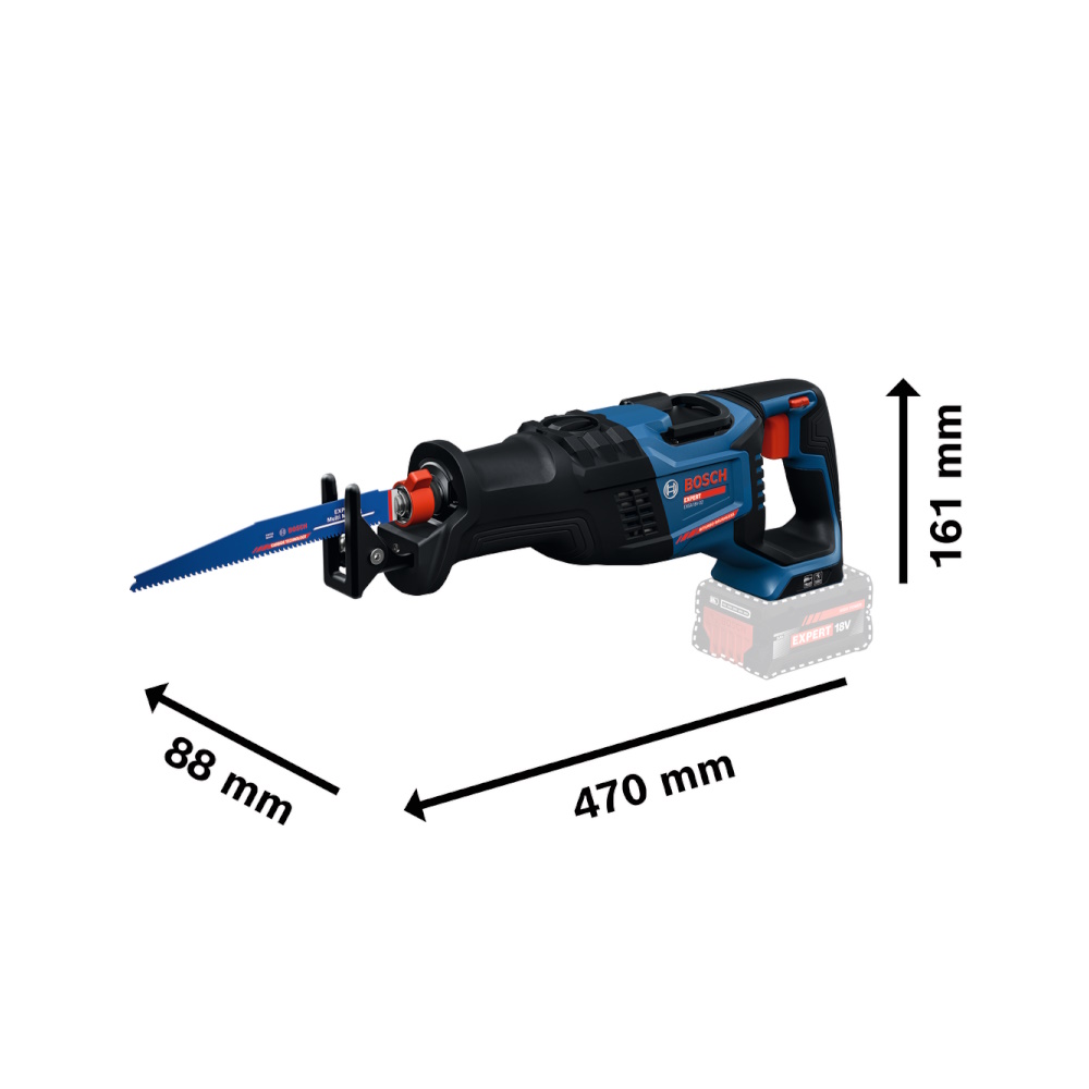 Bosch Akku Säbelsäge EXPERT EXSA18V 32 BITURBO in L BOXX 238 ohne Akku/Ladegerät