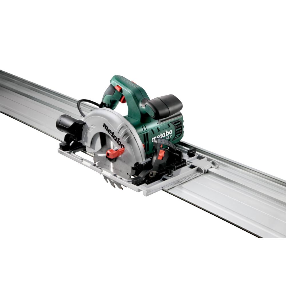 Metabo Handkreissäge KS 55 FS SET - im Koffer - mit Führungsschiene - 691064000