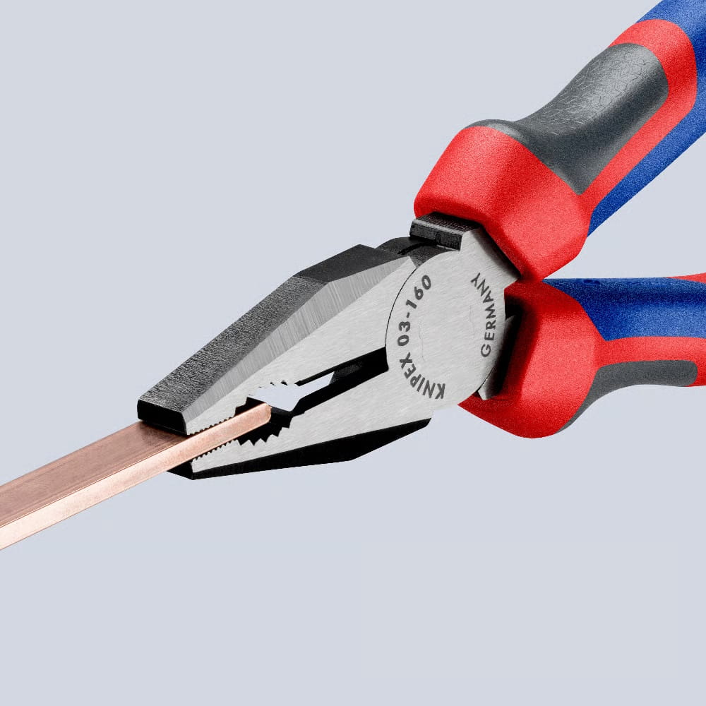 Knipex Kombizange Zange 160mm mit Comfort Griff - lange Schneiden - 0302160