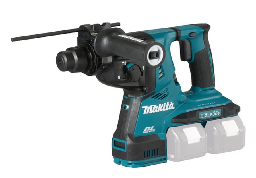 Makita Akku Kombihammer - DHR281ZJ - 18V - SDS+ - im Makpac 4 mit Bohrerfett