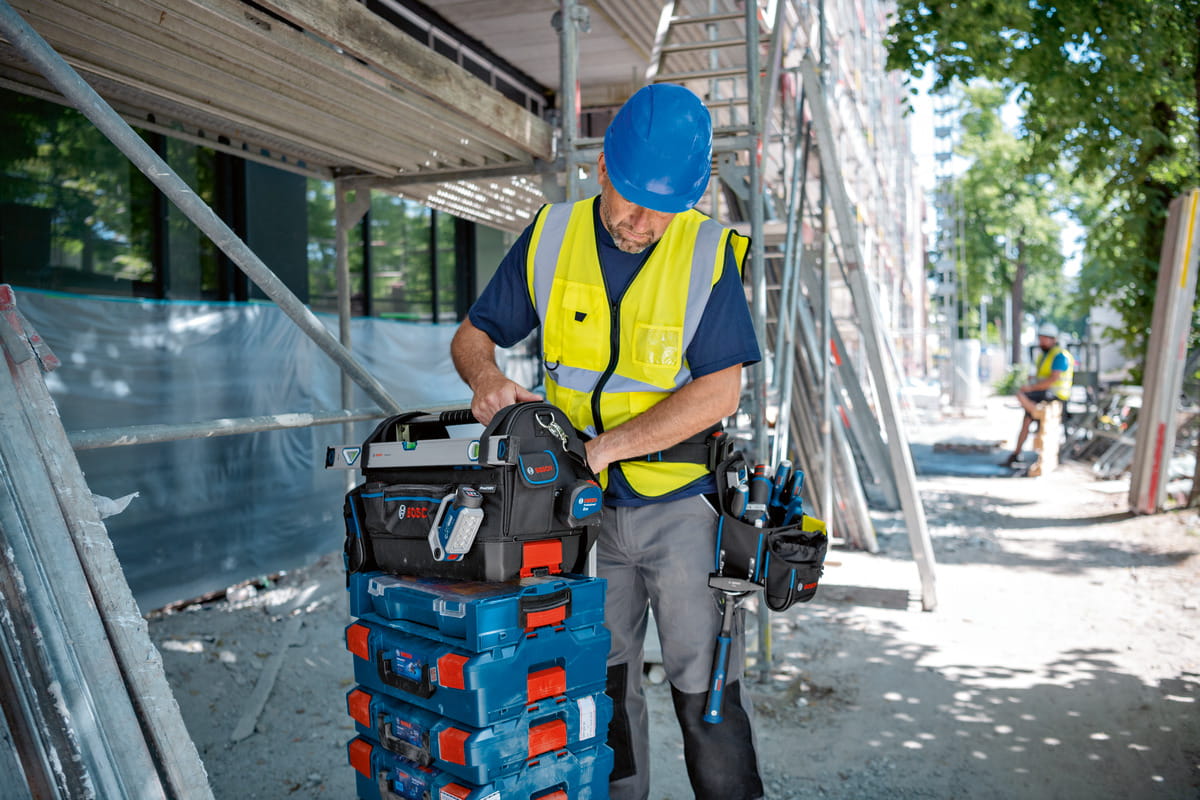 Bosch Werkzeugtasche GWT 20 - LEER - Tasche - L-BOXX kompatibel - ProClick