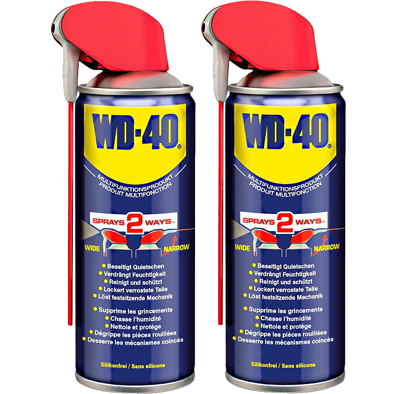 WD-40 Multifunktionsöl Smart Straw 2er Pack - 2 Stück - Spray - Rostlöser