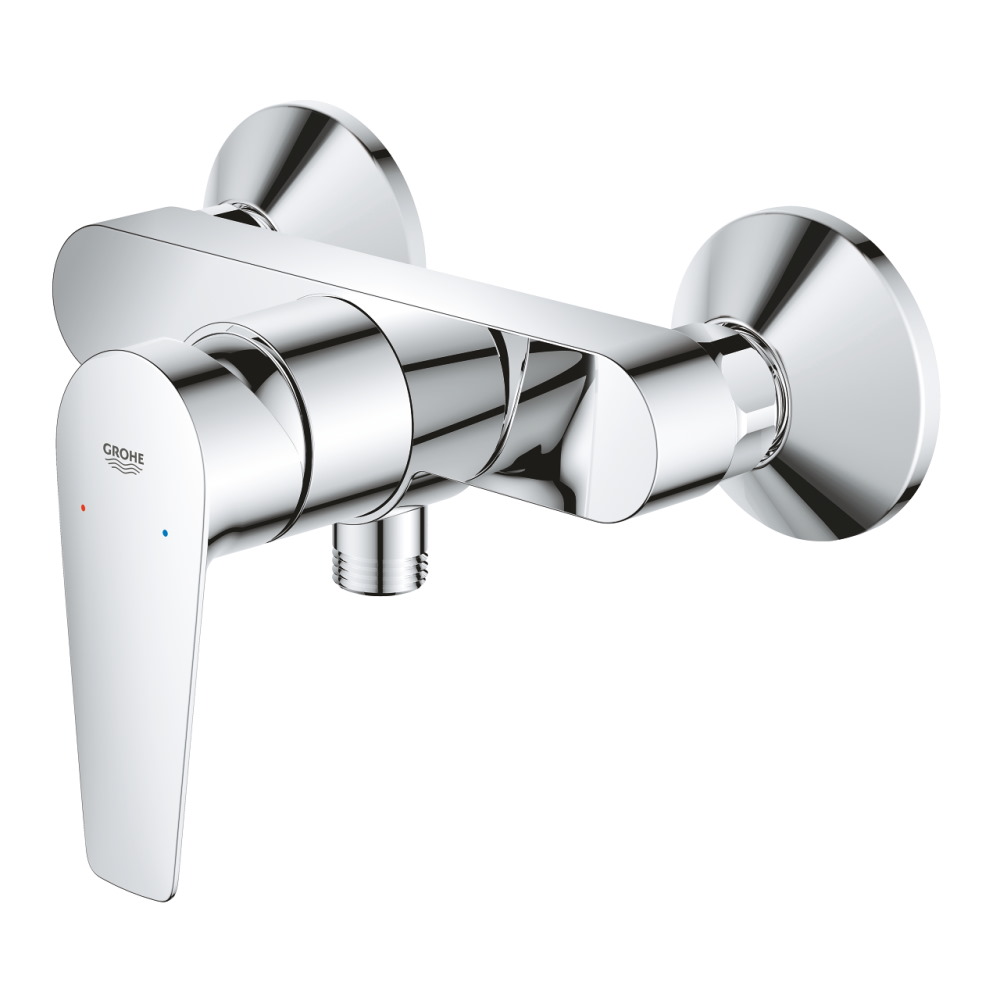 Grohe Duscharmatur Einhand-Brausebatterie BauEdge - 23635001 - 1/2 Zoll - Chrom