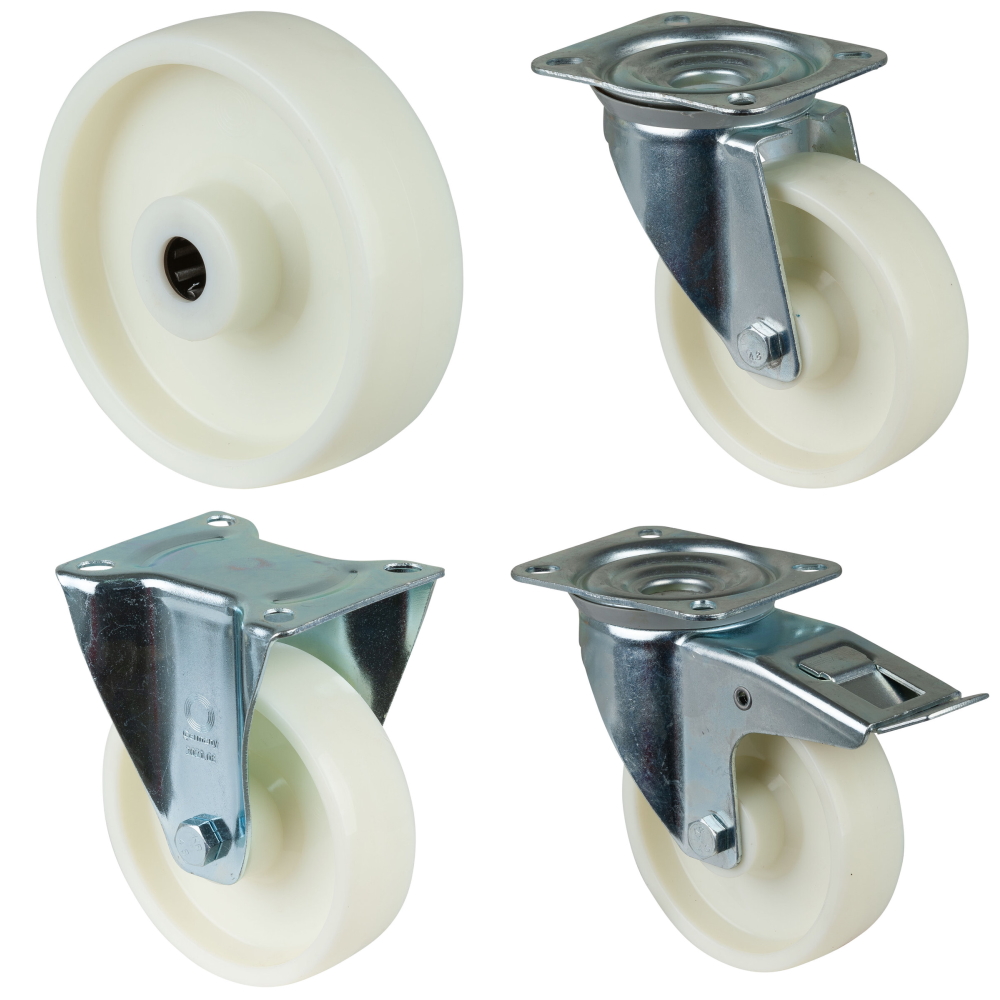 BS Rollen - Bockrolle - Lenkrolle - Feststeller - Ersatzrad - Kunststoffrad B10