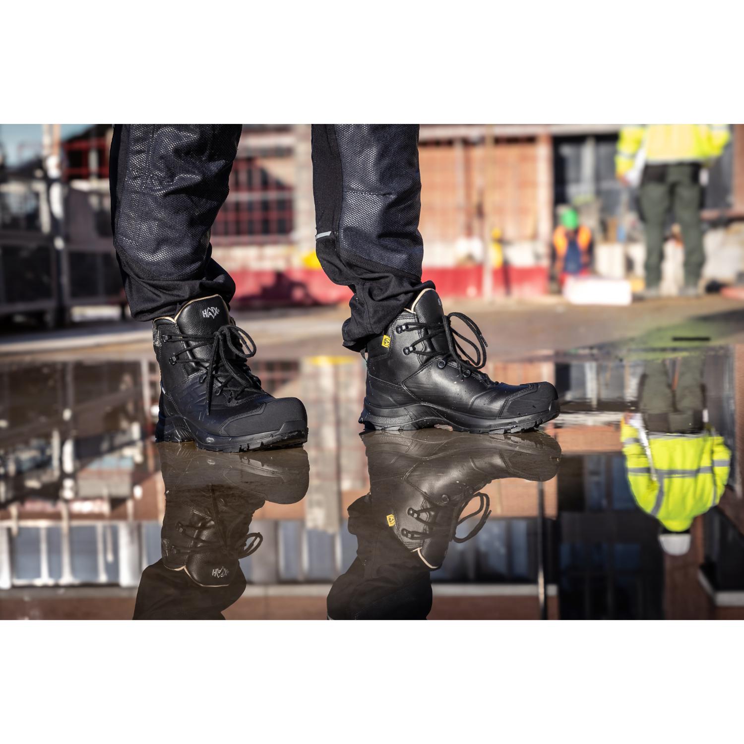 Haix Sicherheitsschuhe BLACK EAGLE Safety 610 LTR, LL - schwarz - Größe 41