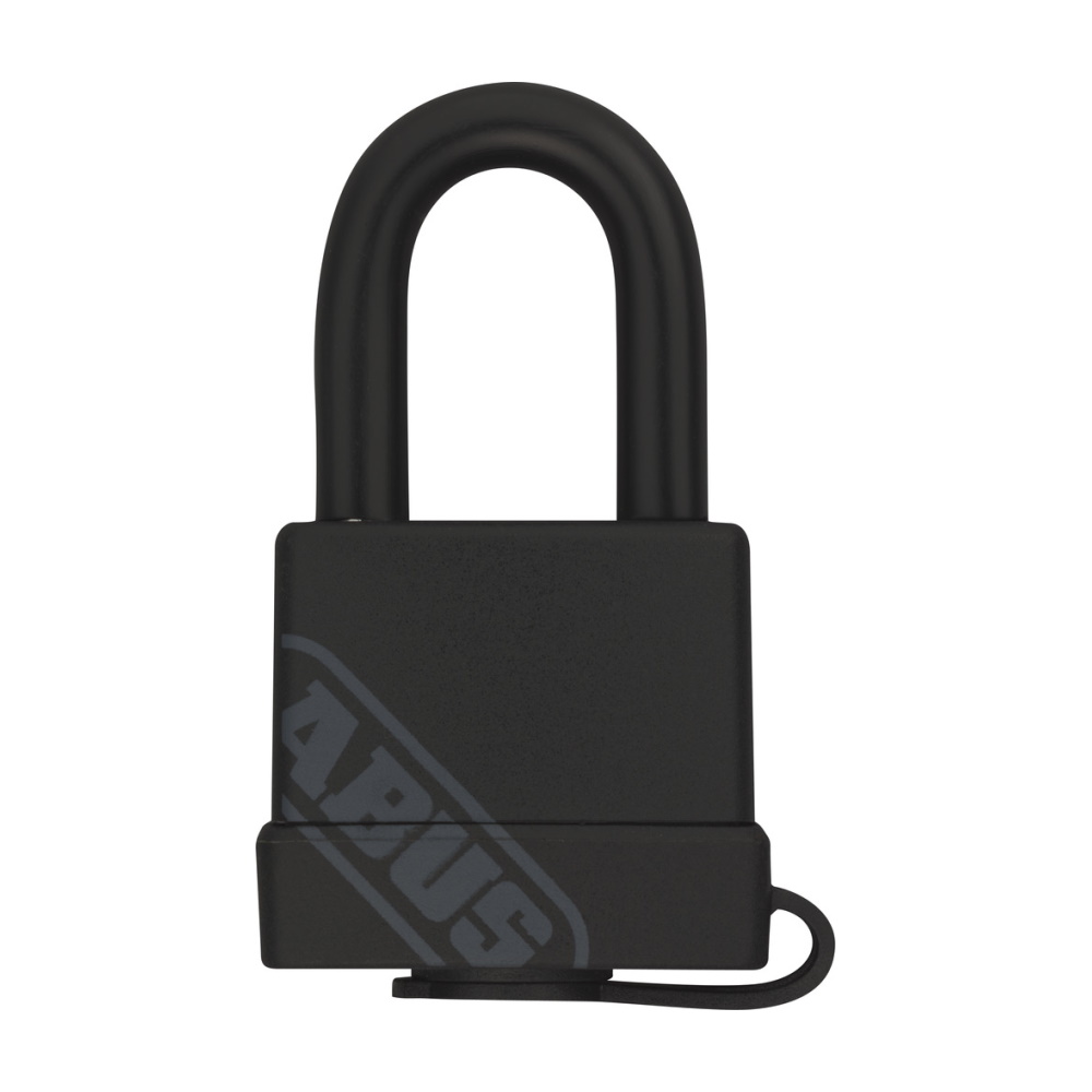 Abus Vorhängeschloss Messing 70/35 schwarz - Hangschloss - 2 Schlüssel
