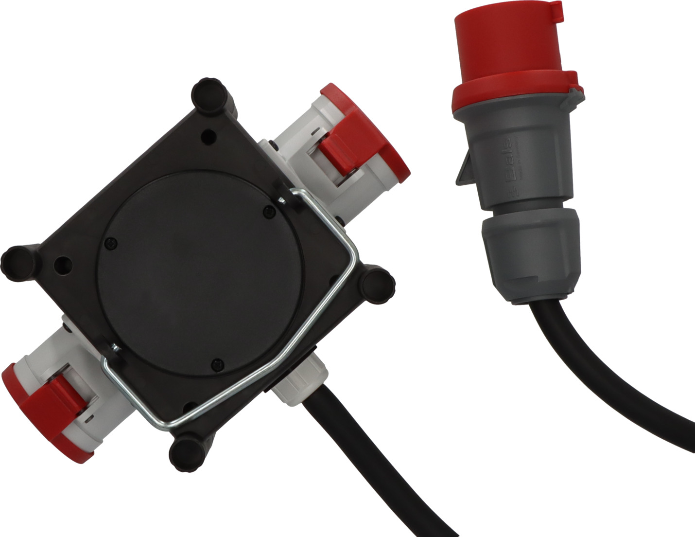 Brennenstuhl Kompakter Gummi-Stromverteiler - 2m - 400V - 1153680200