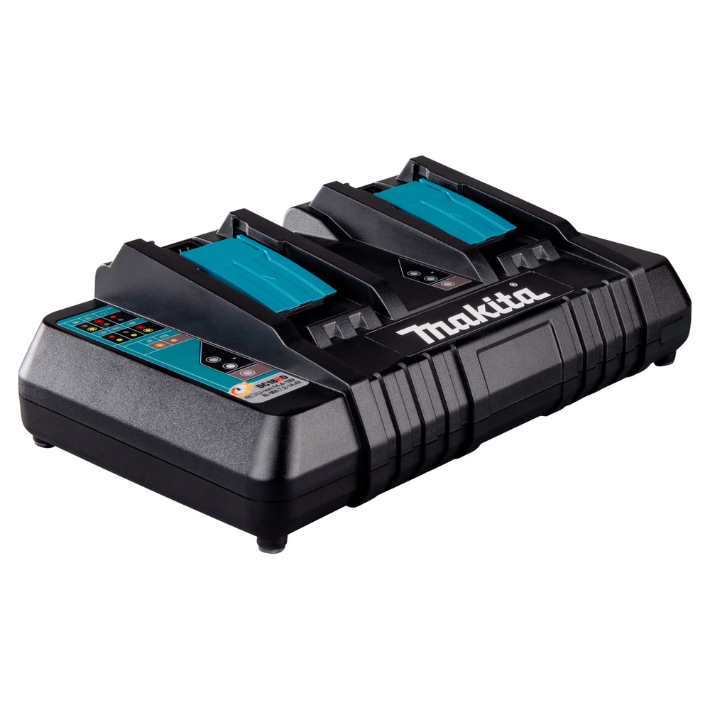 Makita Akku-Kettensäge DUC353PG4 - 4x 6AH Akku BL1860B - Doppelladegerät DC18RD
