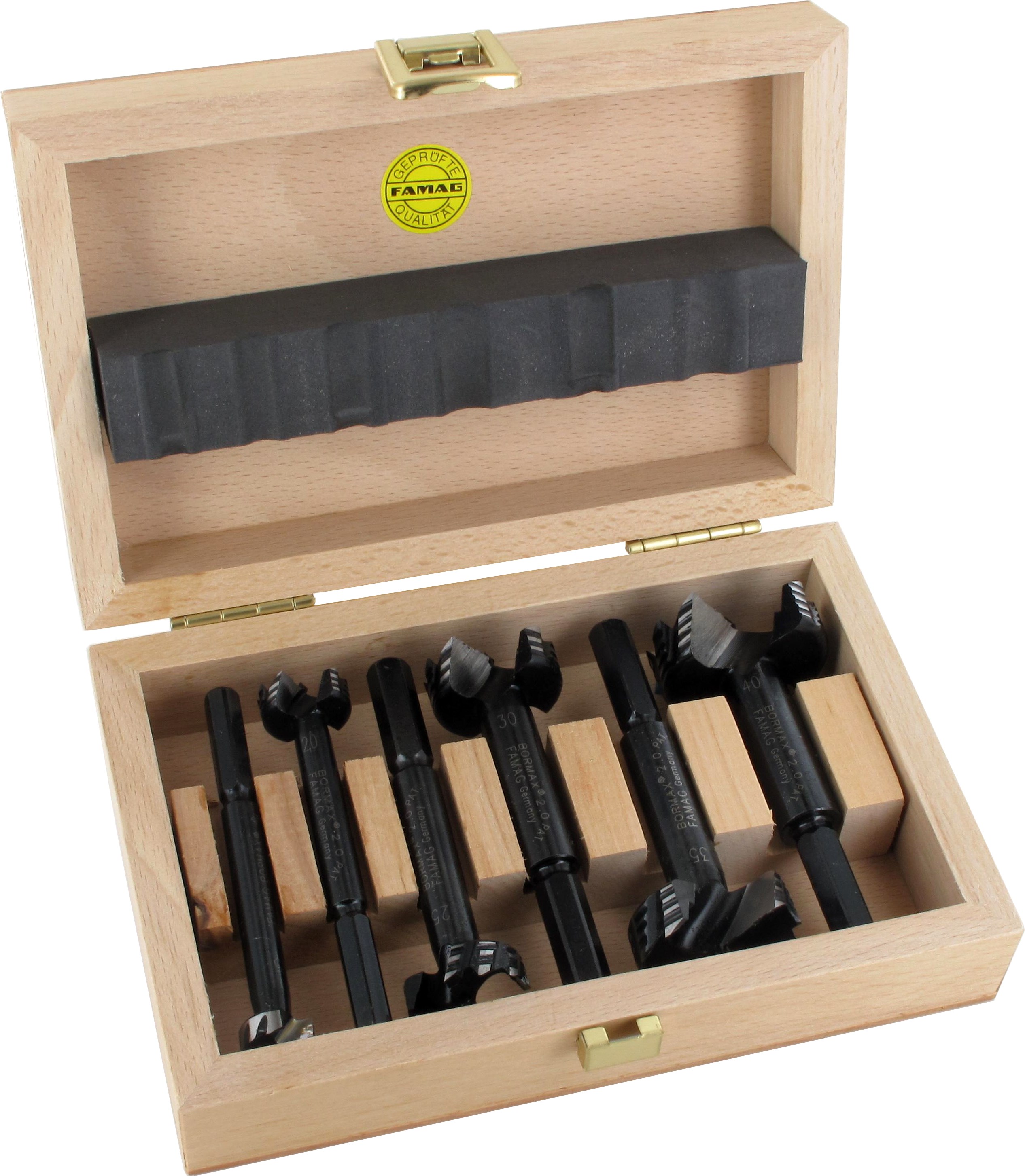 Famag - Forstnerbohrer-Satz - Bormax 2.0 WS - 6-tlg. Ø 15, 20, 25, 30, 35, 40mm