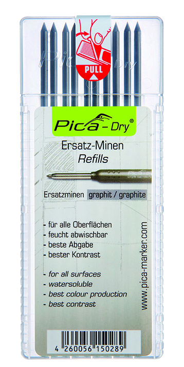 Pica Master Set Markier Set Zimmermann - 55030 - für Dachdecker, Spengler, Maurer...