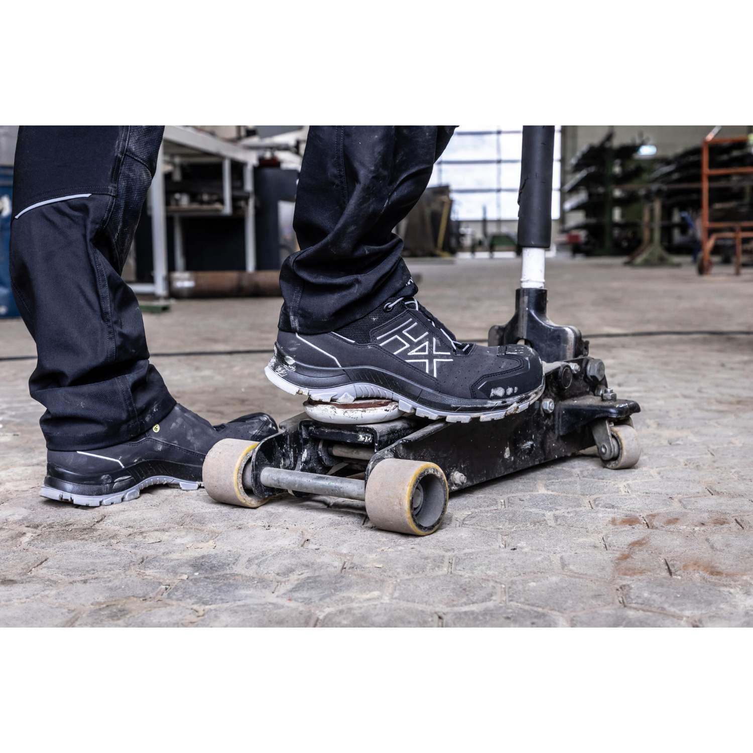 Haix Sicherheitsschuhe BLACK EAGLE Safety 200 M, T - grau - S1PS - Größe 45