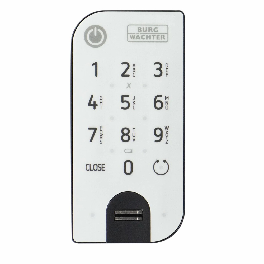 Burg Wächter Motorschloss secuEntry active 7700 inkl. Tastatur mit Fingerprint