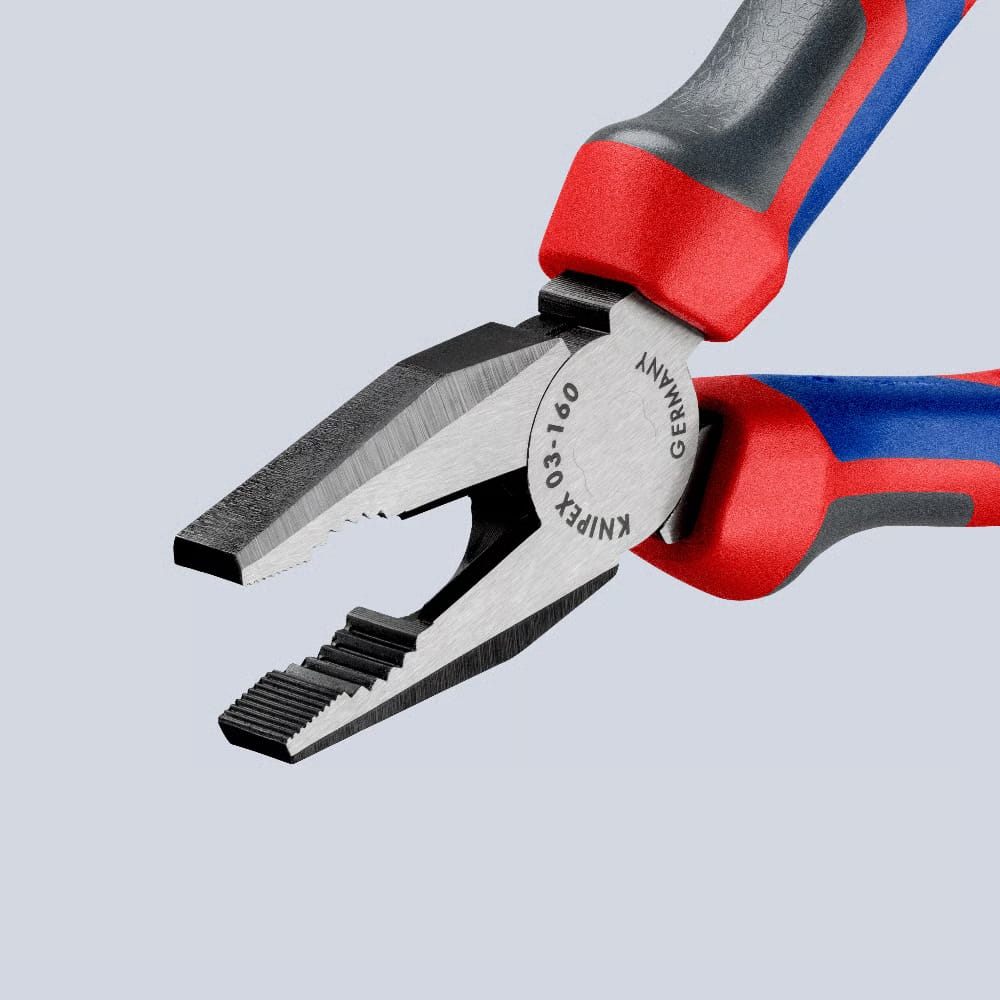 Knipex Kombizange Zange 160mm mit Comfort Griff - lange Schneiden - 0302160