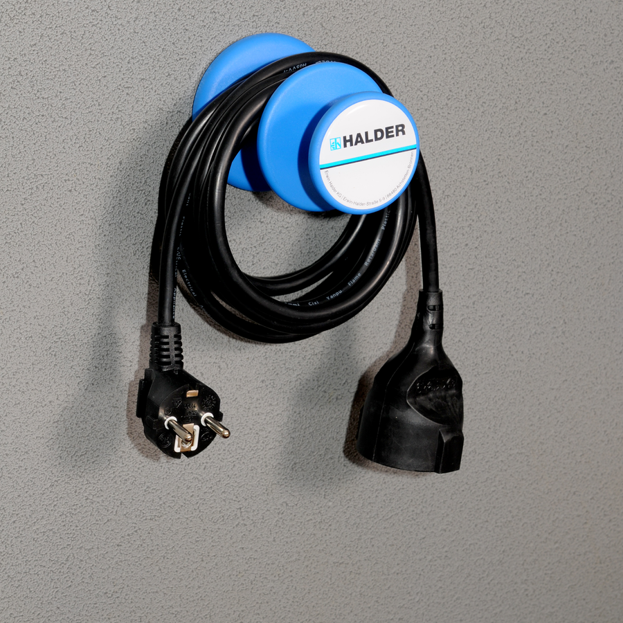 Halder Magnethalter - 3688.002 - 250 Gramm - blau - 10cm lang - 7,5cm ⌀