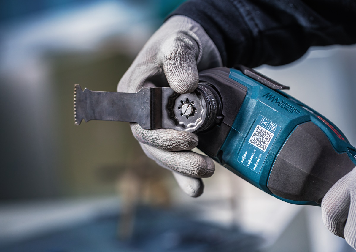 Bosch Multi Cutter Akku 18V - EXPERT EXOP18V-40 StarlockMax mit L-BOXX ohne Akku