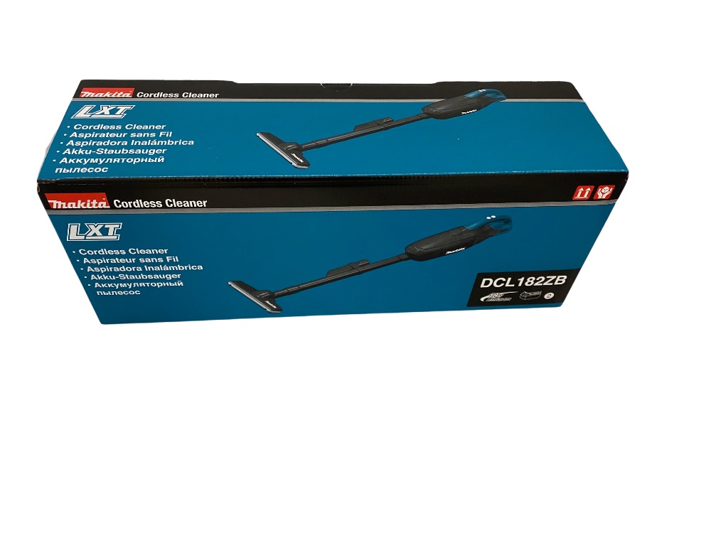 Makita Akku-Staubsauger DCL182ZB - mit Zubehör - im Karton - ohne Akku/Ladegerät