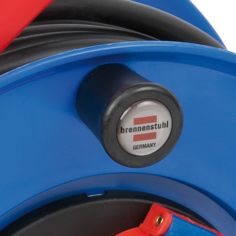 Brennenstuhl Kabeltrommel blau - 25 meter - 230V - IP44 - 3 Dosen - 1218350